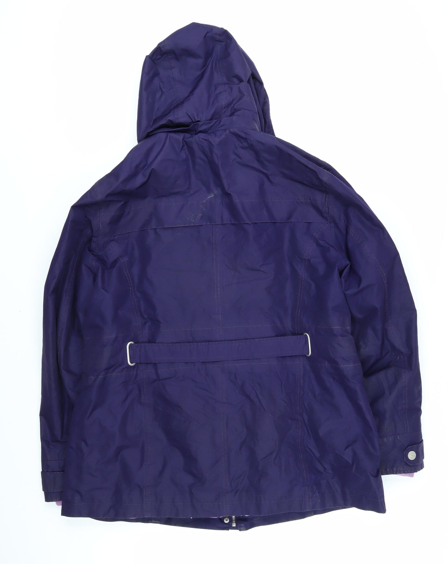 Maine Womens Purple Rain Coat Coat Size 18 Zip