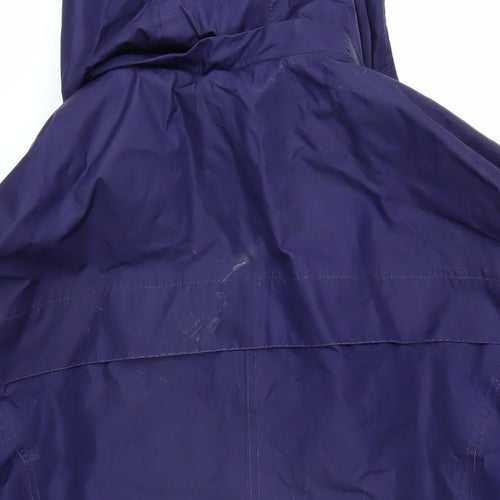 Maine Womens Purple Rain Coat Coat Size 18 Zip