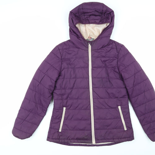 Peter Storm Womens Purple Jacket Coat Size 10 Zip