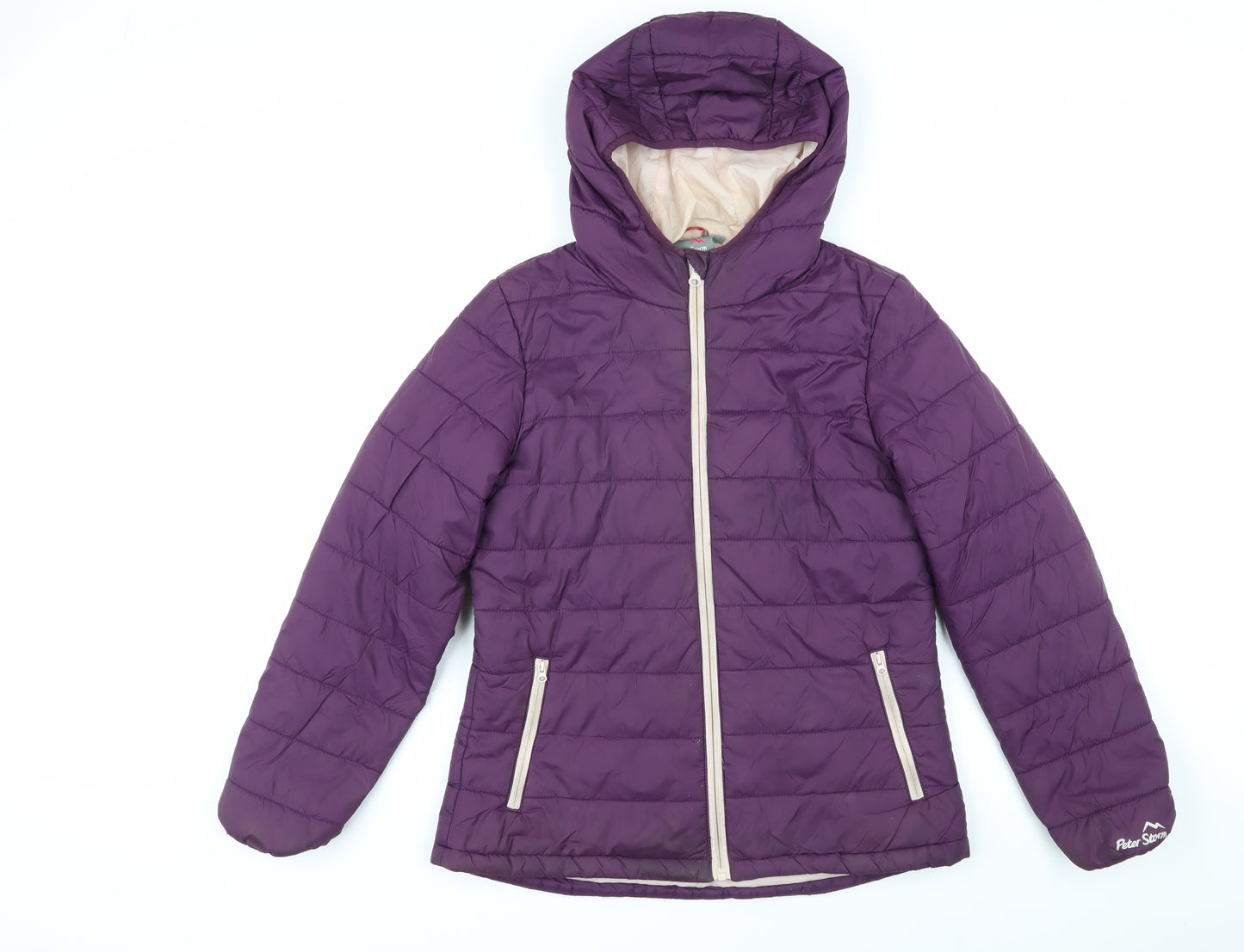 Peter Storm Womens Purple Jacket Coat Size 10 Zip