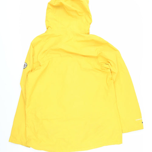 Regatta Womens Yellow Rain Coat Coat Size 14 Zip