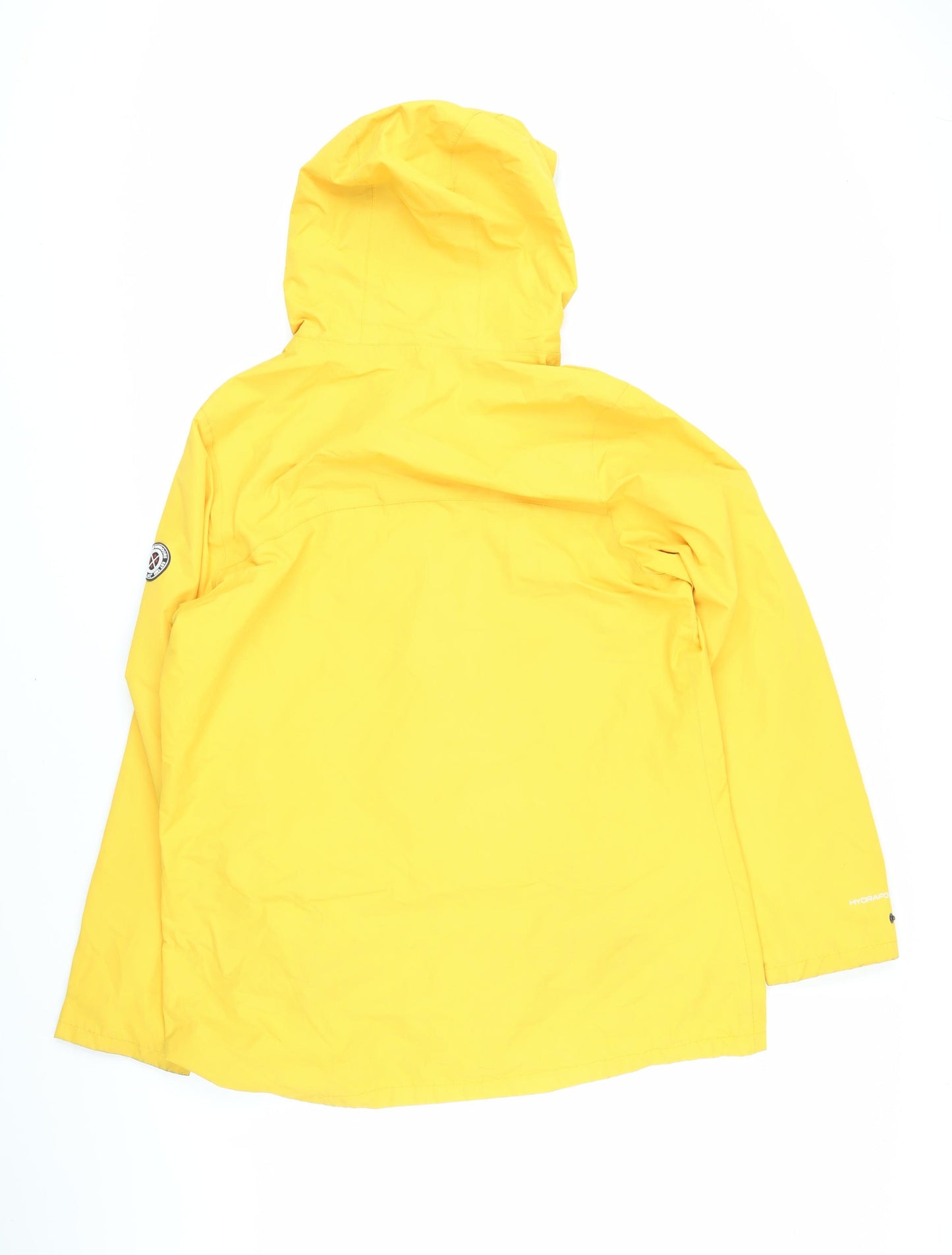 Regatta Womens Yellow Rain Coat Coat Size 14 Zip