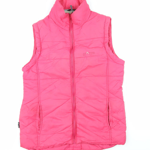 Granite Outdoors Womens Pink Gilet Waistcoat Size 12 Zip