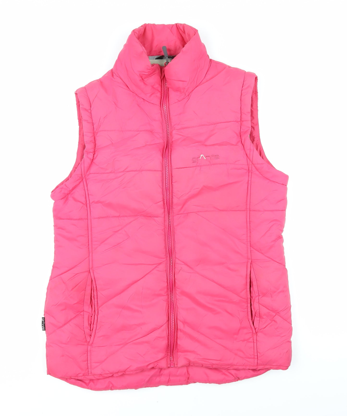 Granite Outdoors Womens Pink Gilet Waistcoat Size 12 Zip