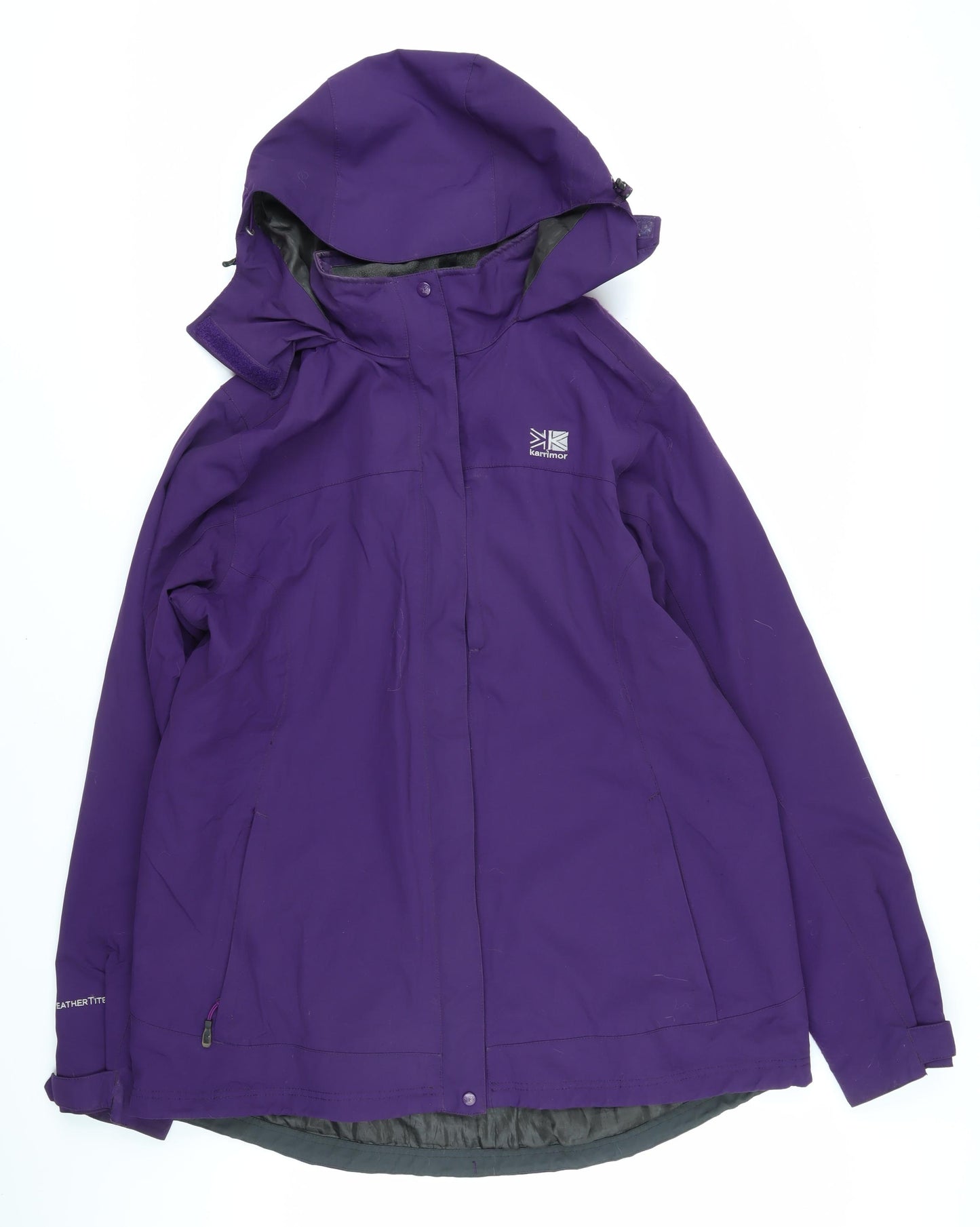 Karrimor Womens Purple Jacket Coat Size 16 Zip