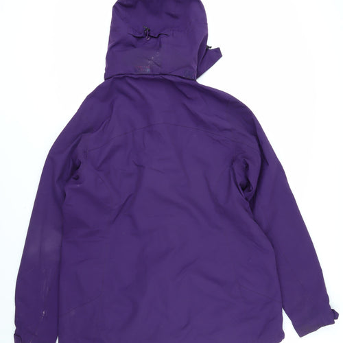 Karrimor Womens Purple Jacket Coat Size 16 Zip