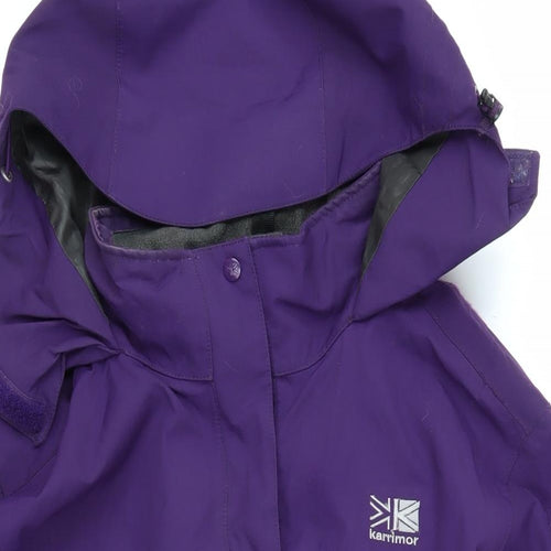 Karrimor Womens Purple Jacket Coat Size 16 Zip