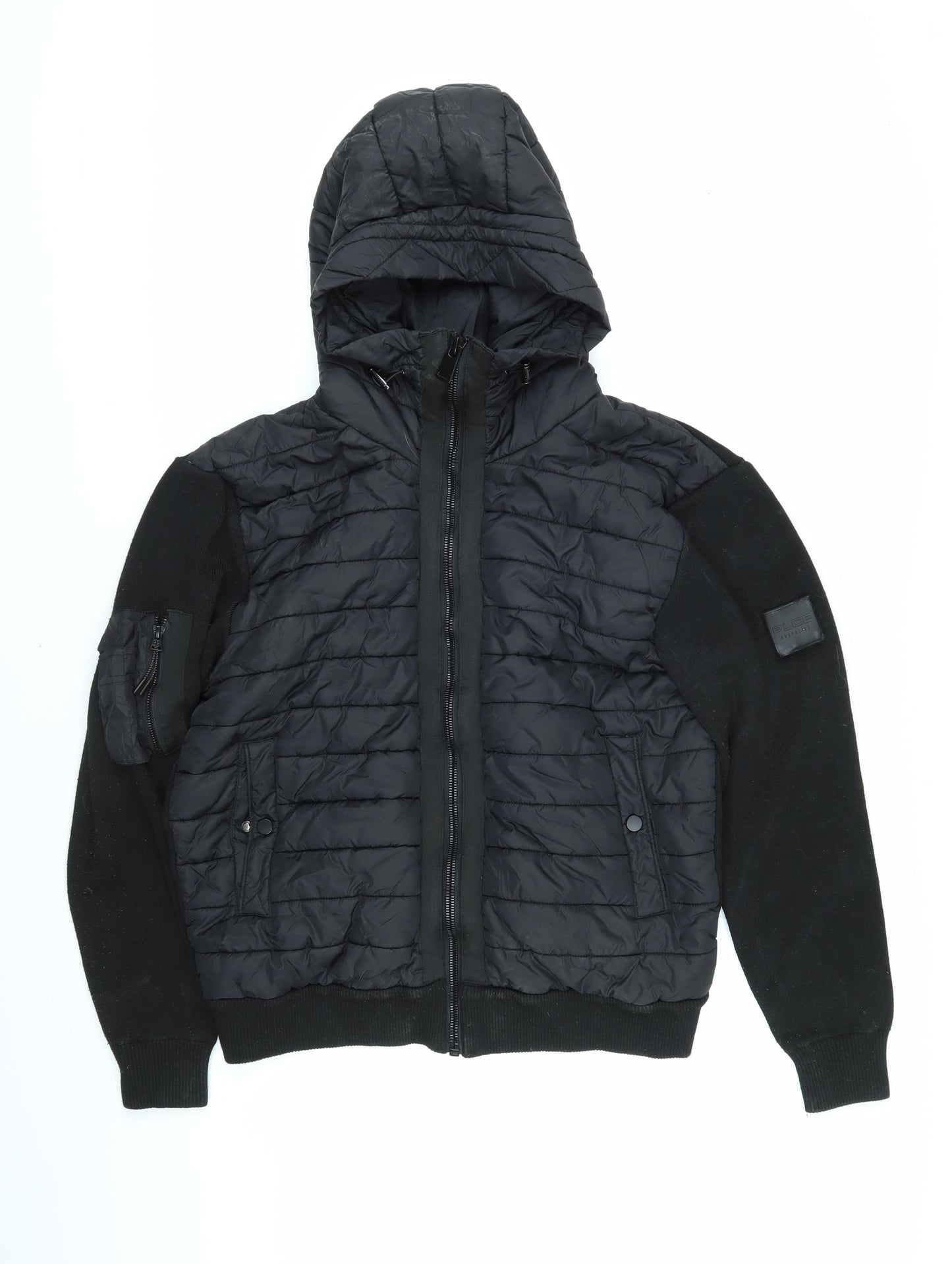 883 Police Mens Black Jacket Coat Size XL Zip