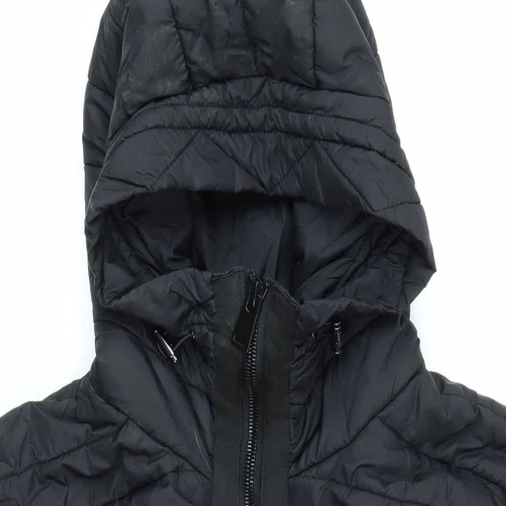 883 Police Mens Black Jacket Coat Size XL Zip