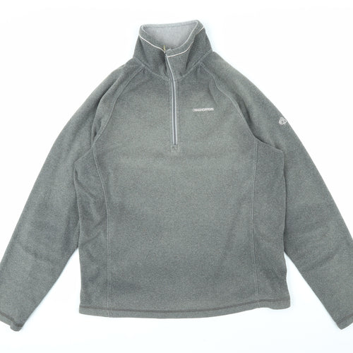 Craighoppers Womens Grey 100% Polyester Pullover Sweatshirt Size M Zip