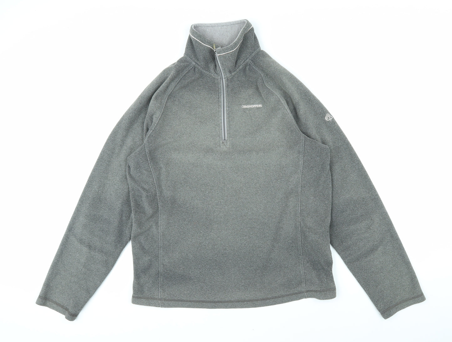 Craighoppers Womens Grey 100% Polyester Pullover Sweatshirt Size M Zip