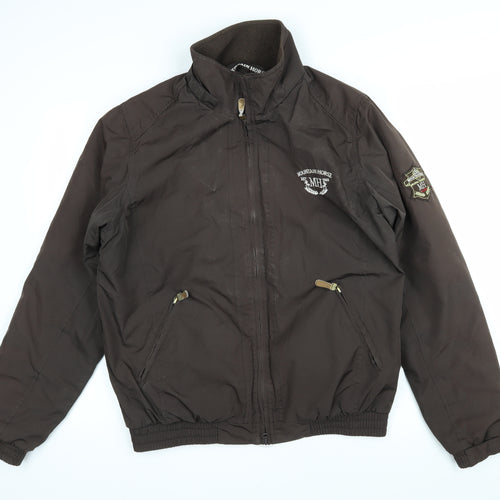 Mountain Horse Womens Brown Jacket Coat Size M Zip
