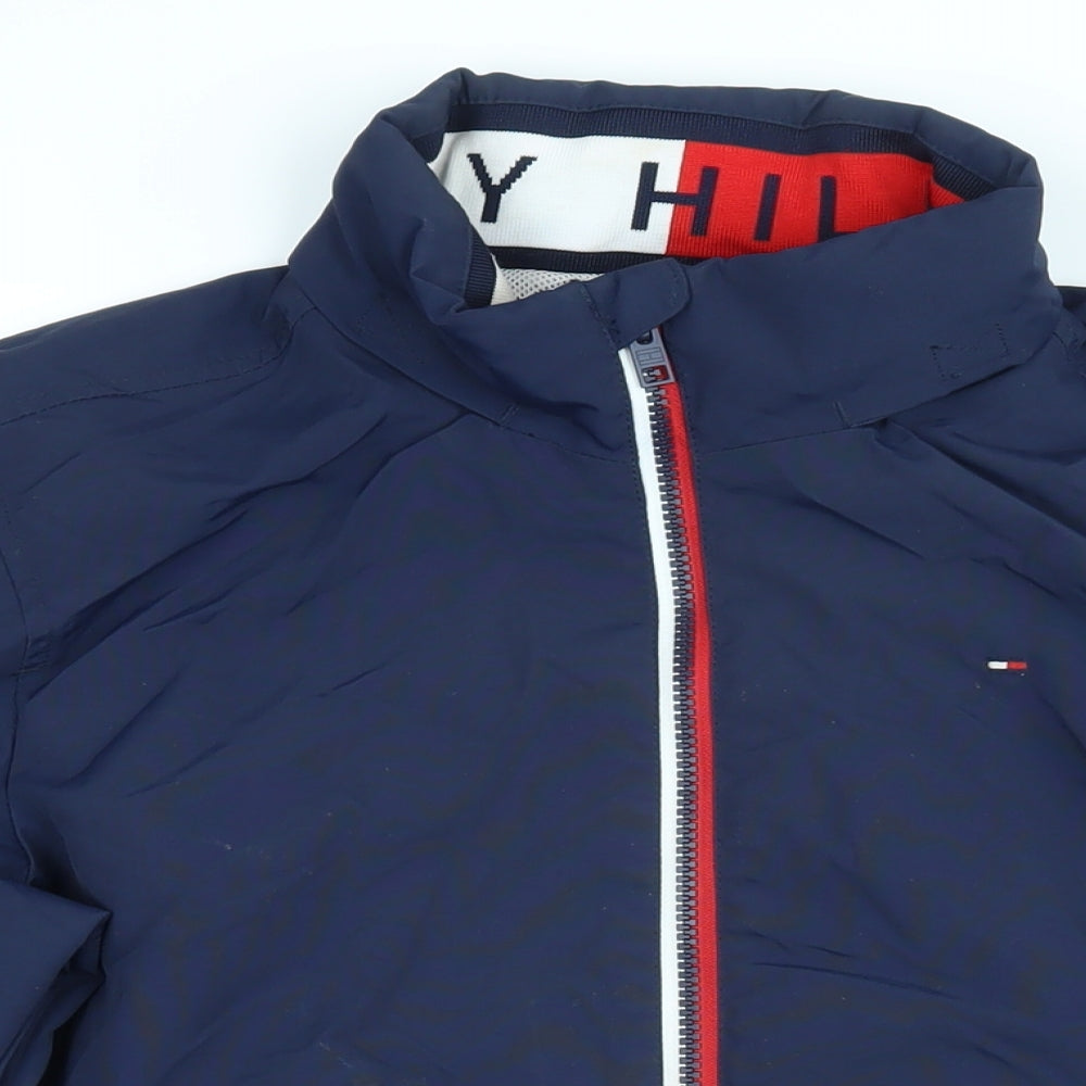 Tommy Hilfiger Boys Blue Jacket Coat Size 13-14 Years Zip