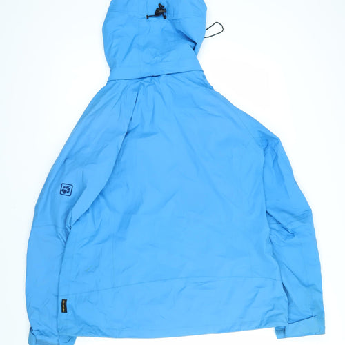 Jack Wolfskin Womens Blue Jacket Coat Size 16 Zip