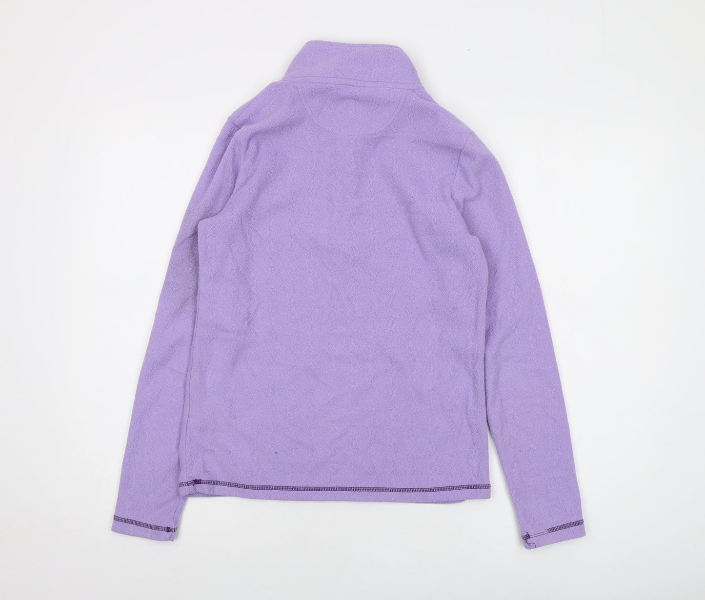 Peter Storm Womens Purple Polyester Pullover Sweatshirt Size 10 Zip