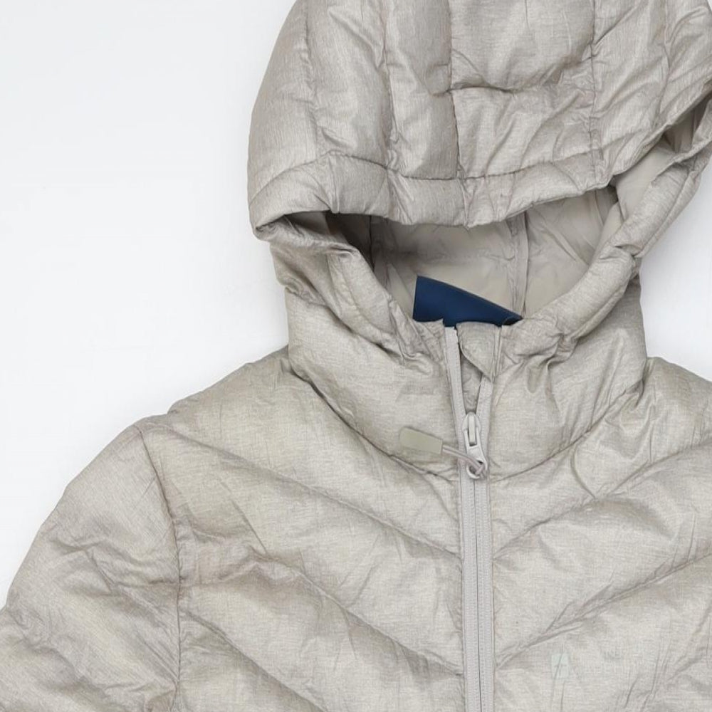 Mountain Warehouse Womens Beige Puffer Jacket Jacket Size 8 Zip