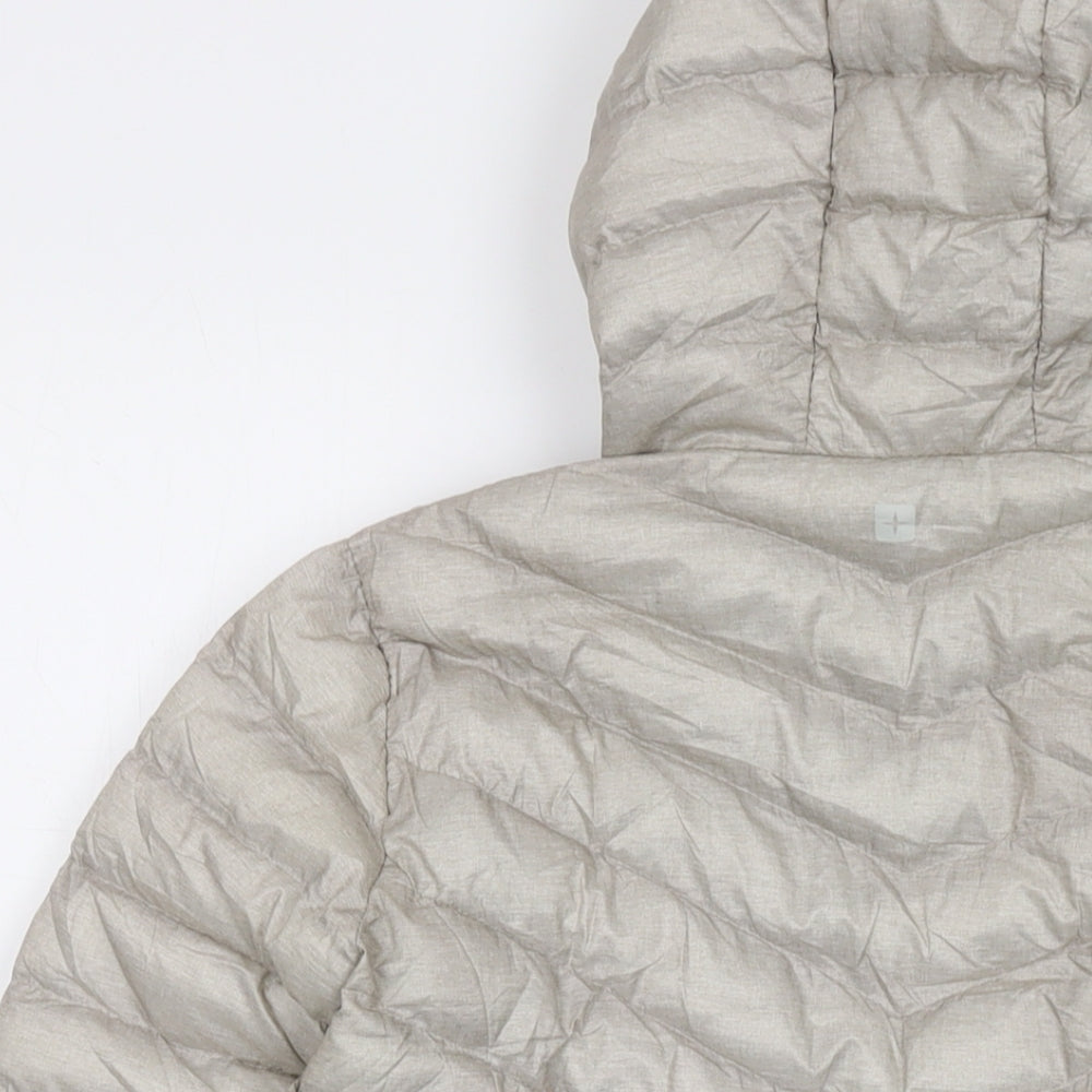 Mountain Warehouse Womens Beige Puffer Jacket Jacket Size 8 Zip