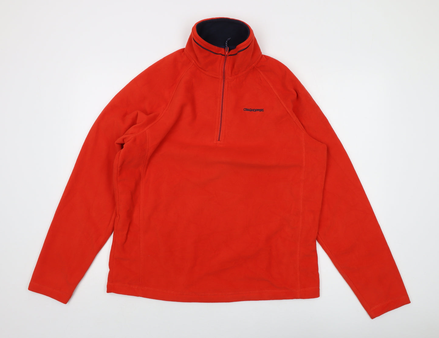 Craghoppers Mens Orange Polyester Pullover Sweatshirt Size L