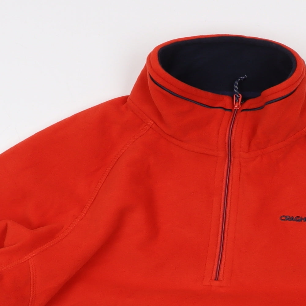 Craghoppers Mens Orange Polyester Pullover Sweatshirt Size L