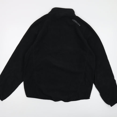 TOG24 Mens Black Polyester Pullover Sweatshirt Size M