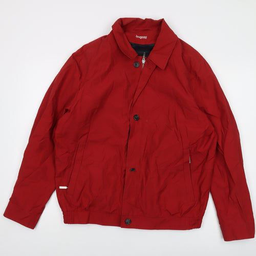 Bugatti Mens Red Jacket Size M Zip