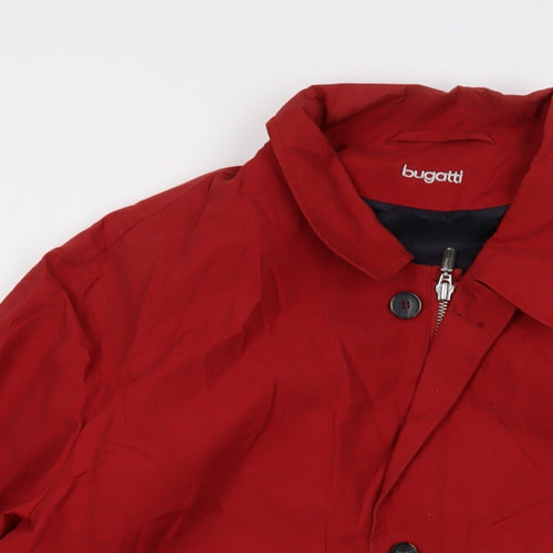 Bugatti Mens Red Jacket Size M Zip