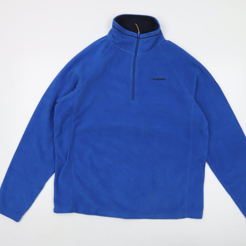 Craghoppers Mens Blue Polyester Pullover Sweatshirt Size L