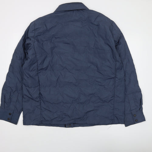 Heat Mens Blue Jacket Size XL Zip