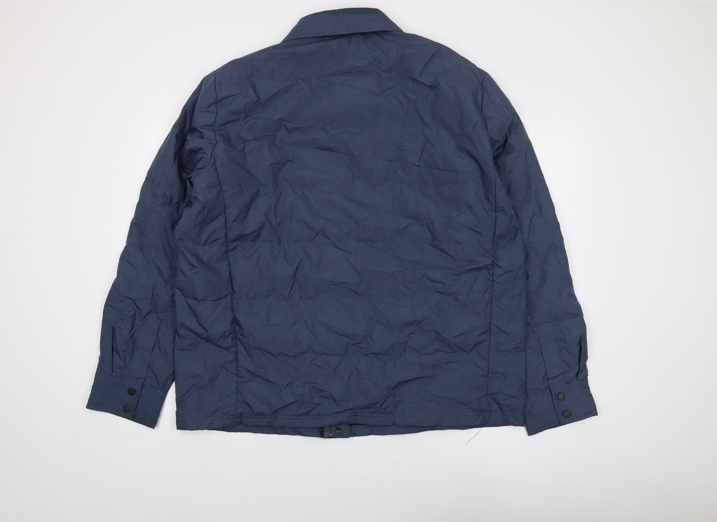 Heat Mens Blue Jacket Size XL Zip
