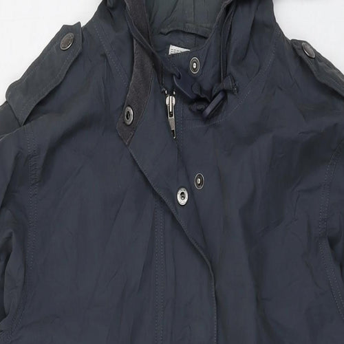 m-o-t-o Womens Blue Jacket Size 12 Zip