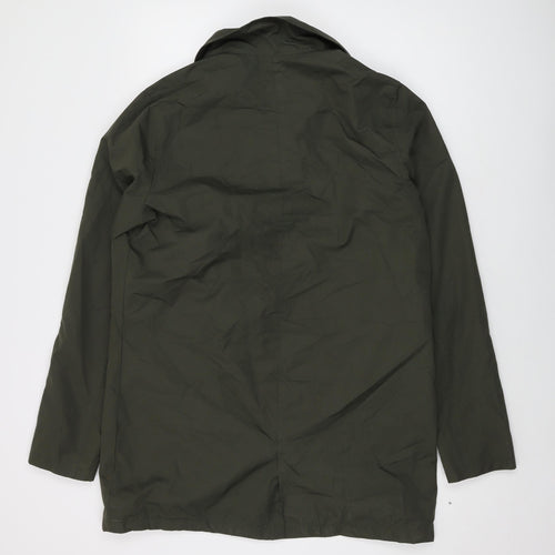 French Connection Mens Green Jacket Size M Button