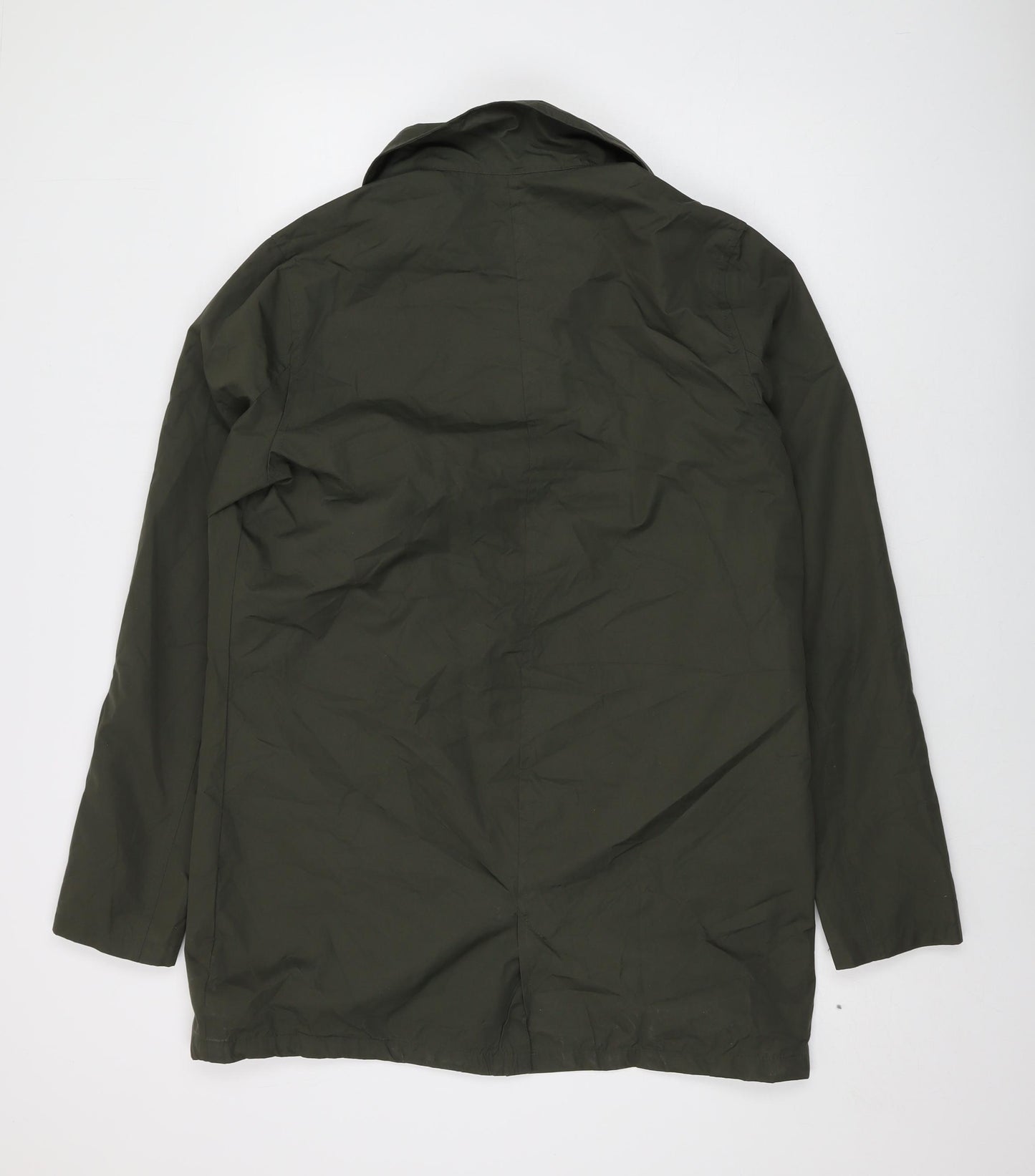 French Connection Mens Green Jacket Size M Button