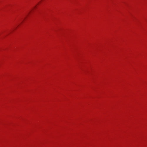Lyle & Scott Mens Red Cotton Polo Size XL Collared Button