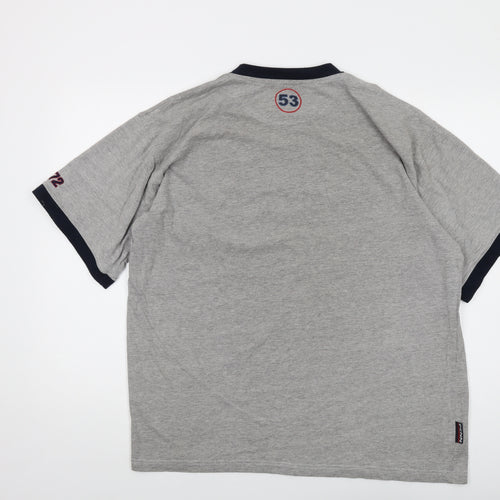 Penn Usa Mens Grey Polyester T-Shirt Size XL Crew Neck