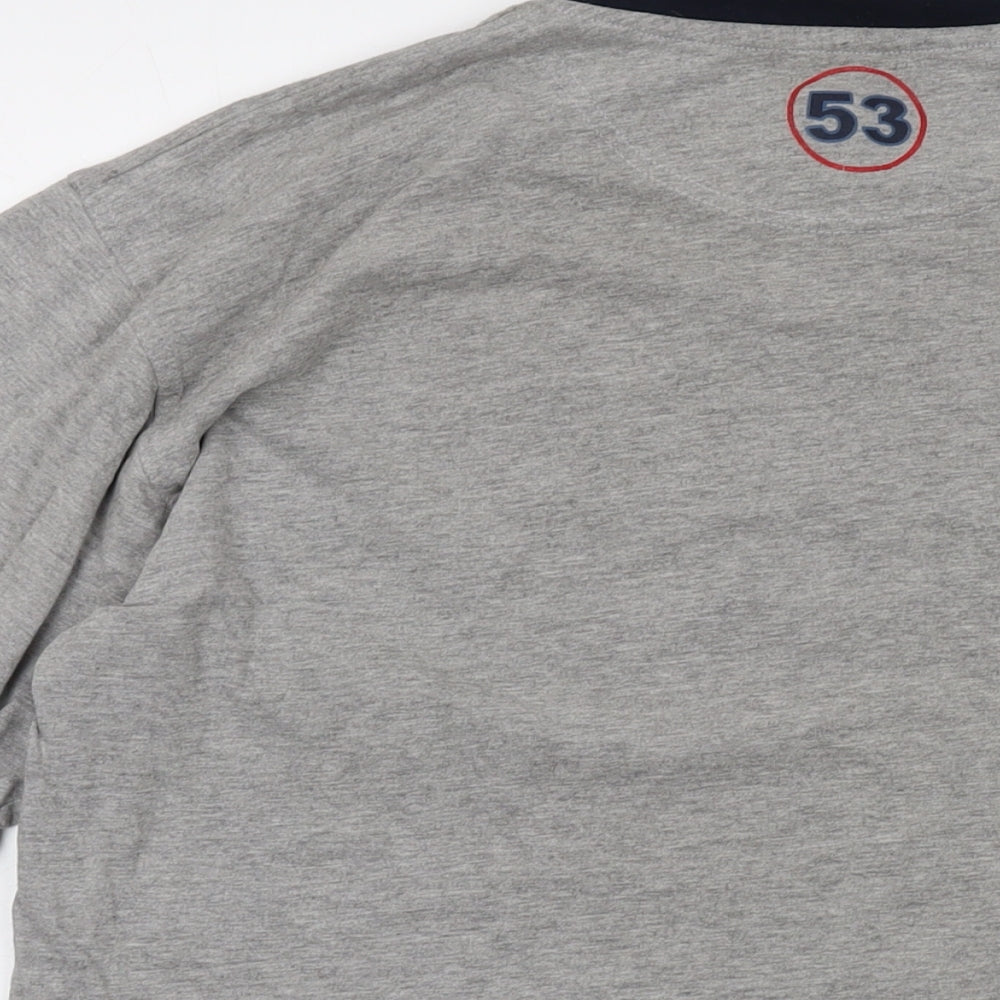 Penn Usa Mens Grey Polyester T-Shirt Size XL Crew Neck