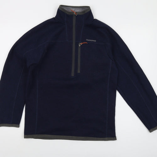 Craghoppers Mens Blue Polyester Pullover Sweatshirt Size S