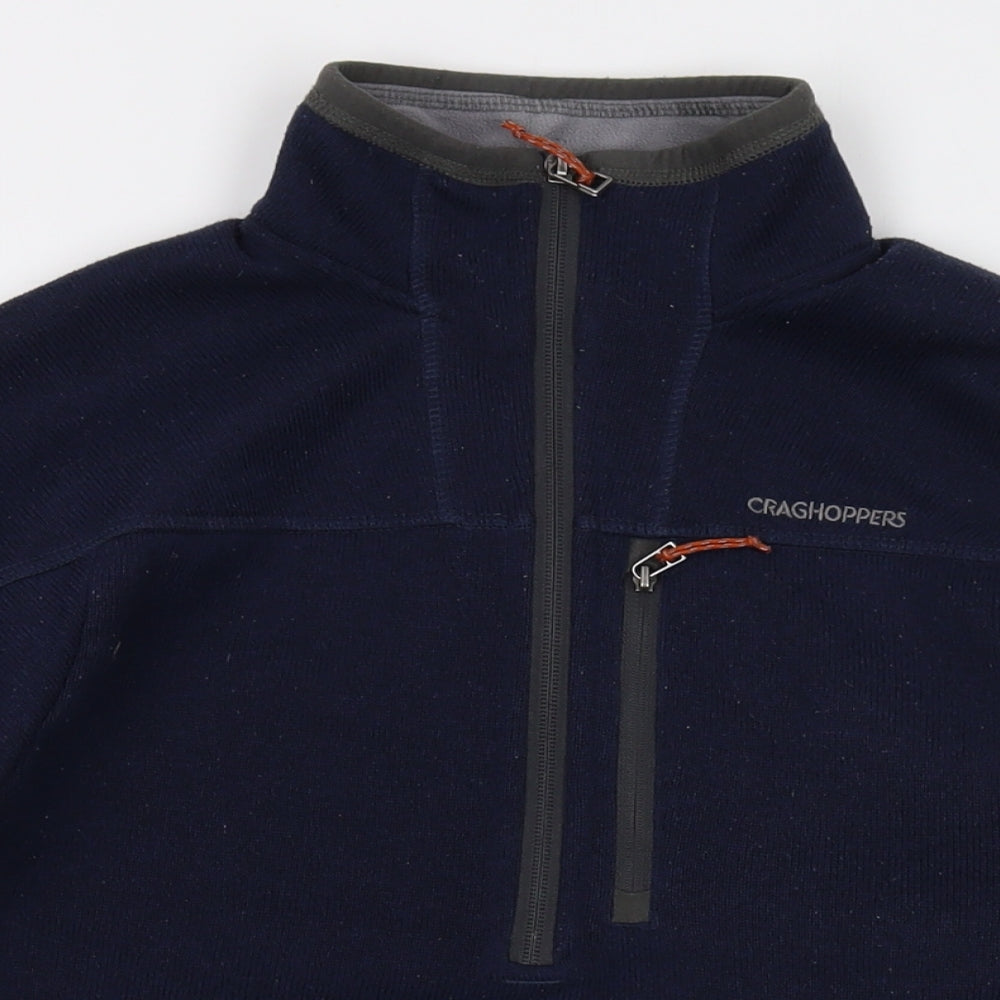 Craghoppers Mens Blue Polyester Pullover Sweatshirt Size S