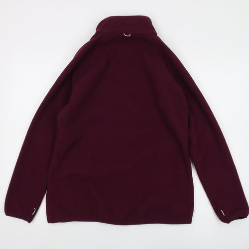 Peter Strom Womens Purple Jacket Size 14 Zip