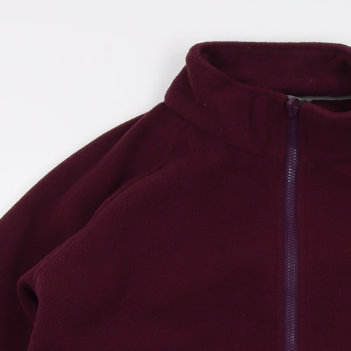 Peter Strom Womens Purple Jacket Size 14 Zip