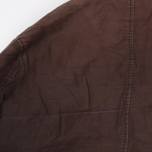 Fat Face Mens Brown Jacket Size XL Zip - Vintage