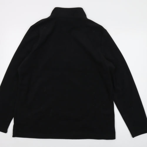 Regatta Womens Black Polyester Pullover Sweatshirt Size 18 Zip