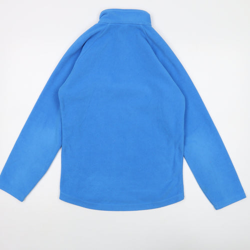 Quechua Womens Blue Polyester Pullover Sweatshirt Size S Zip