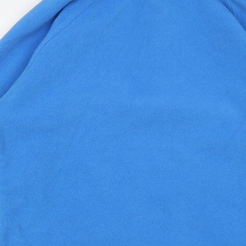 Quechua Womens Blue Polyester Pullover Sweatshirt Size S Zip