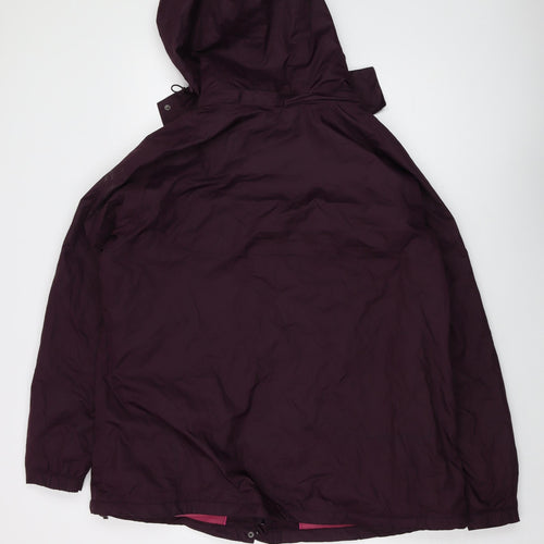 Maine Womens Purple Jacket Size 20 Zip