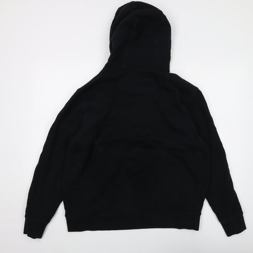 Firetrap Mens Black Cotton Pullover Hoodie Size XL