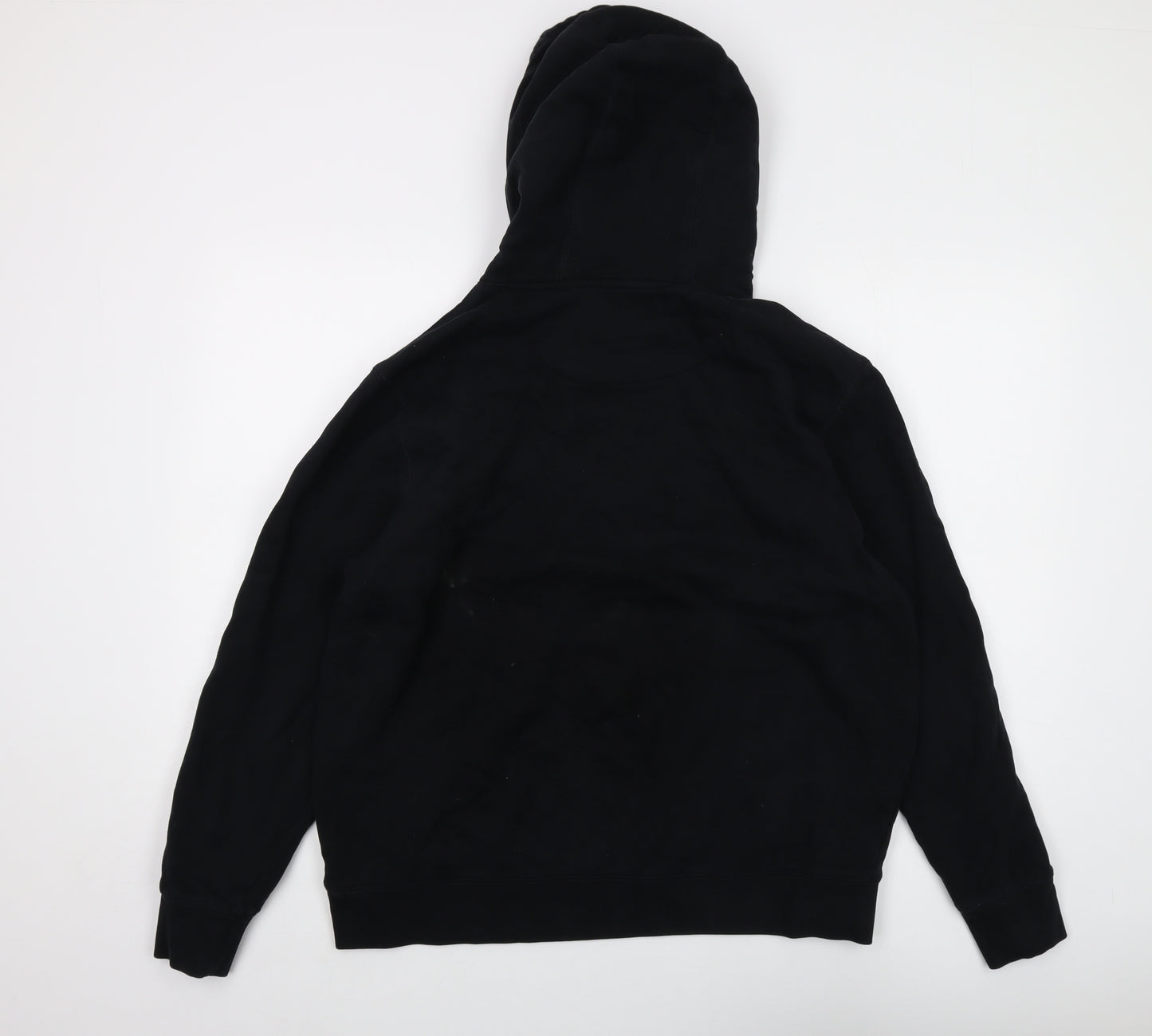 Firetrap Mens Black Cotton Pullover Hoodie Size XL