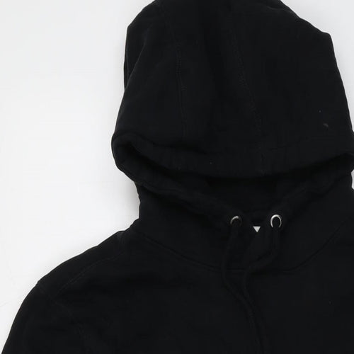 Firetrap Mens Black Cotton Pullover Hoodie Size XL