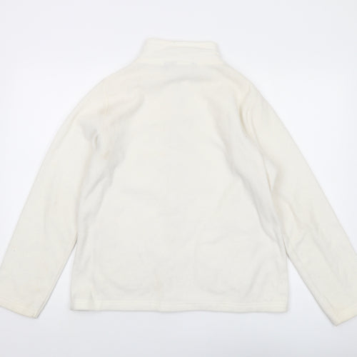 Isle Womens Ivory Jacket Size 14 Zip