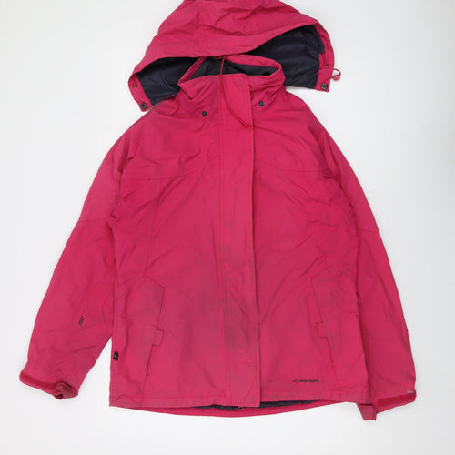 Mountain Life Womens Pink Jacket Size 12 Zip
