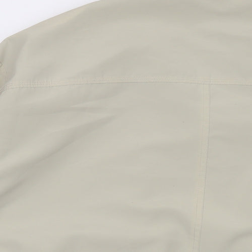 Dannimac Mens Beige Bomber Jacket Jacket Size M Zip - Vintage